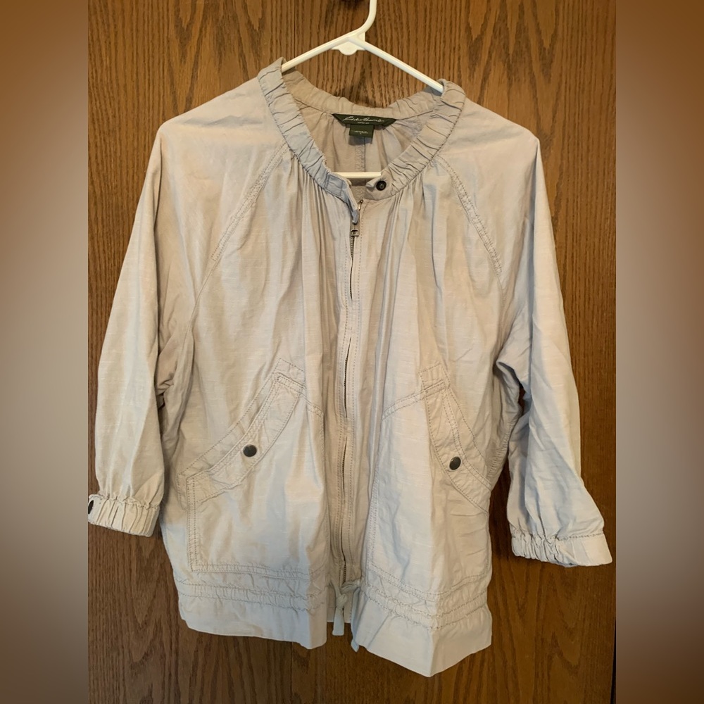 Lightweight Eddie Bauer Zip Layering Jacket Size L
